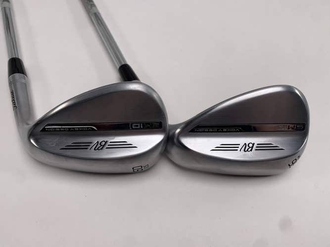 Titleist Vokey SM10 Tour Chrome Wedge Set 56* 8 | 60* 10 Wedge Steel Mens RH