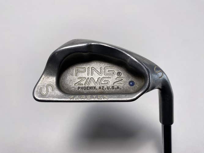 Ping Zing 2 Sand Wedge SW Blue Dot 1* Up Karsten JZ Wedge Steel Mens RH