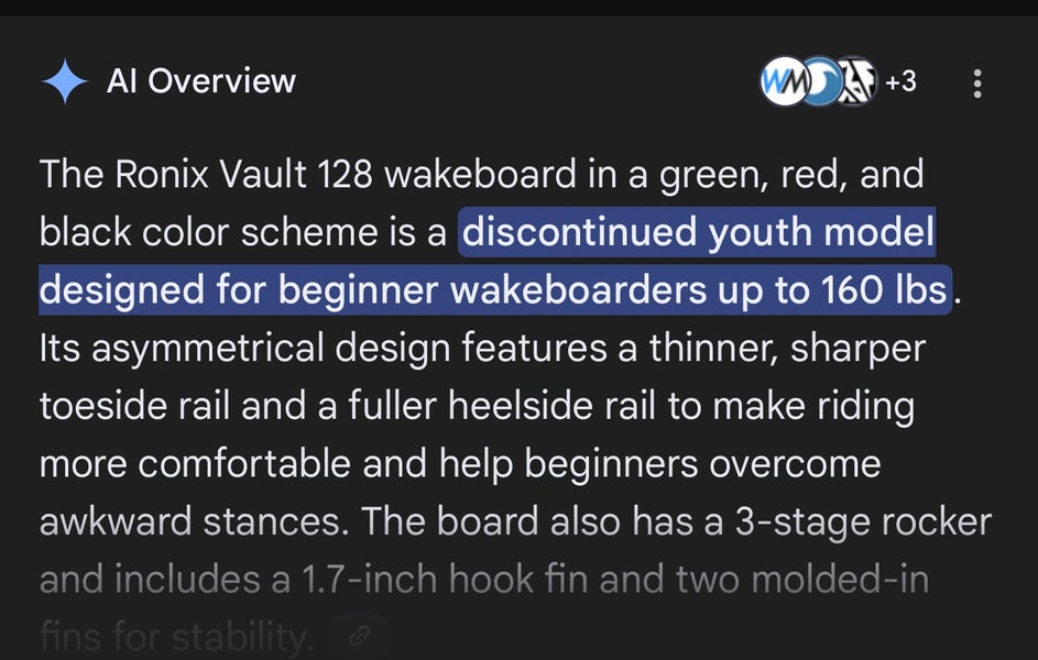 Ronix Wakeboard (Used)