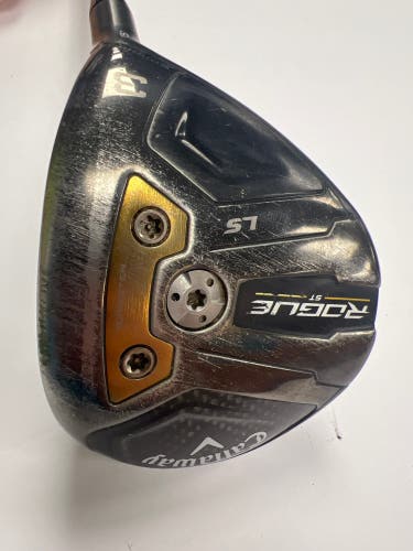 Men's Callaway Rogue ST LS Right Handed Fairway Wood Stiff Flex 3 Wood (Used)