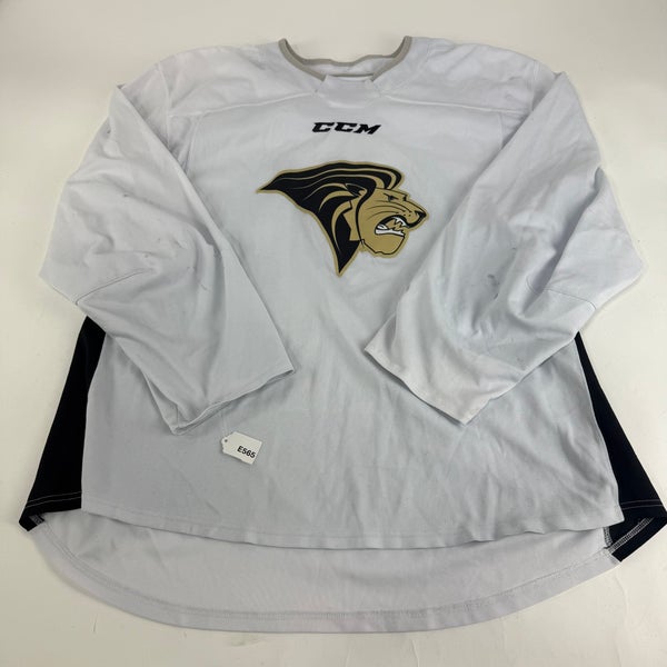 Used White CCM Lindenwood Practice Jersey | Senior XL | E565
