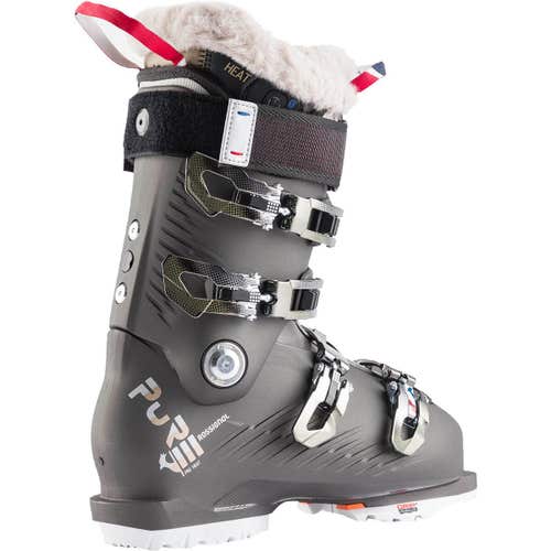 Mondo 24.5 Women's Rossignol All Mountain Pure Pro Heat Ski Boots Medium Flex (New)