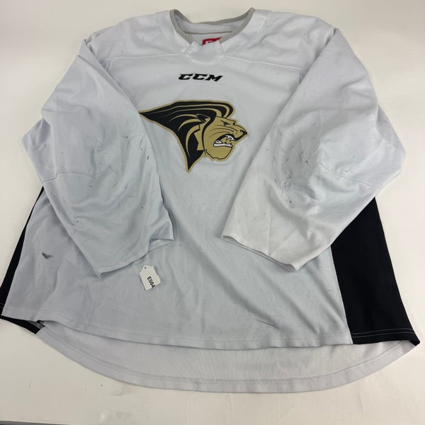 Used White CCM Lindenwood Practice Jersey | Senior XL | E564