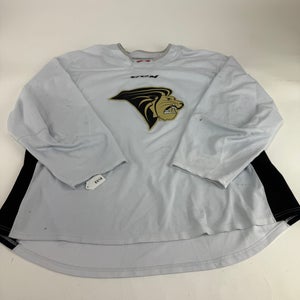 Used White CCM Lindenwood Practice Jersey | Senior XL | E518