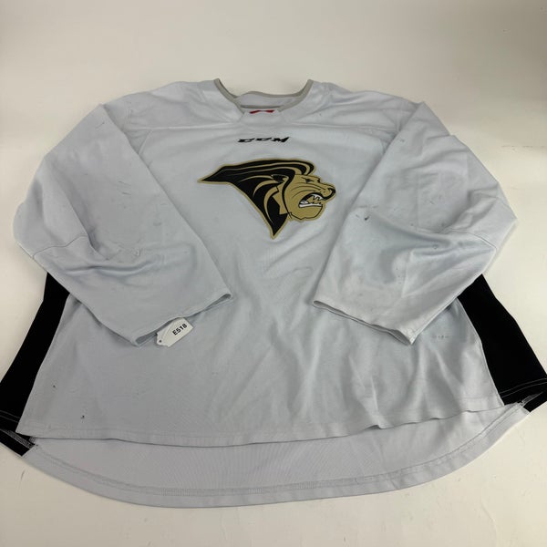 Used White CCM Lindenwood Practice Jersey | Senior XL | E524