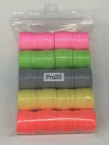 Assorted Wilson Pro Overgrips - 20 Pack