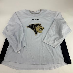 Used White CCM Lindenwood Practice Jersey | Senior XL | E522