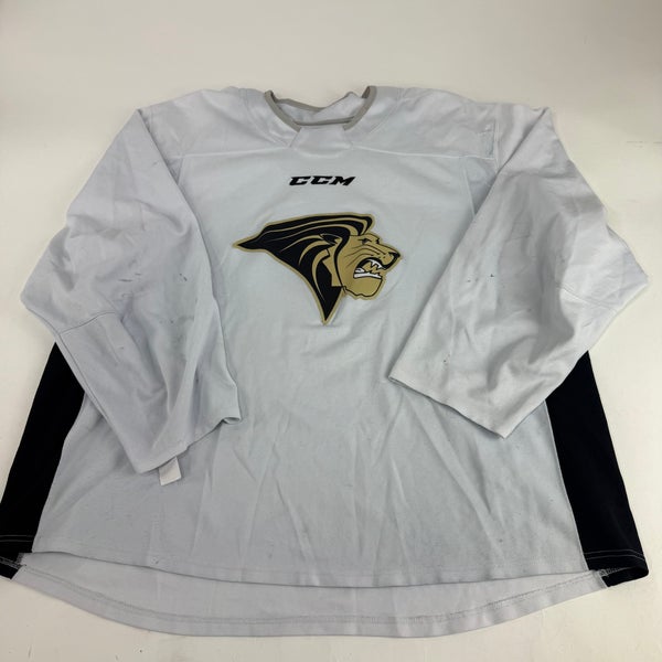 Used White CCM Lindenwood Practice Jersey | Senior XL | E522