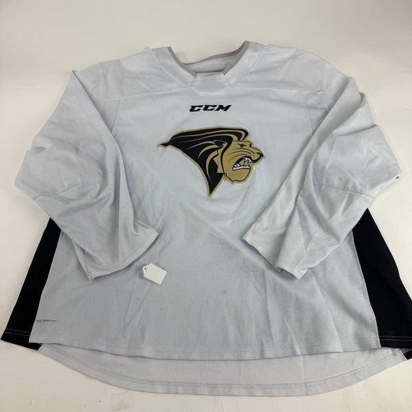 Used White CCM Lindenwood Practice Jersey | Senior XL | E521