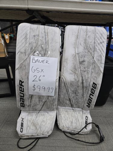 26" 2023 Bauer GSX (2023 Model) Goalie Leg Pads (Used)