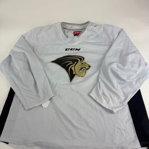 Used White CCM Lindenwood Practice Jersey | Senior XL | E526