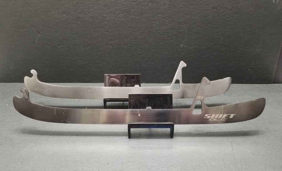 TRUE SHIFT DLC Black Skate Steel Runners 280 Hockey Blades NHL Pro Stock