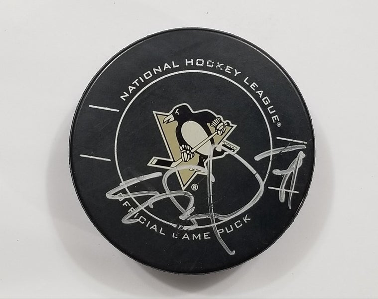 EVGENI MALKIN Autographed Pittsburgh Penguins NHL Signed Hockey GAME PUCK
