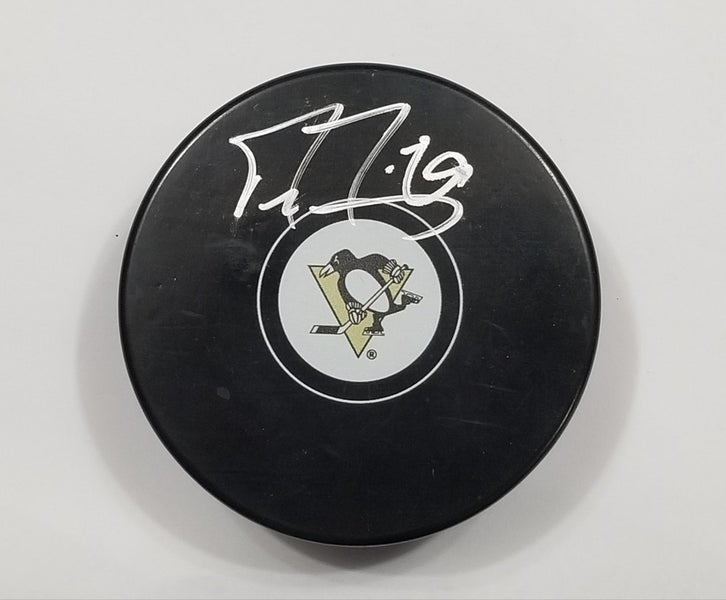 MARC-ANDRE FLEURY Autographed Pittsburgh Penguins Signed NHL Hockey Puck