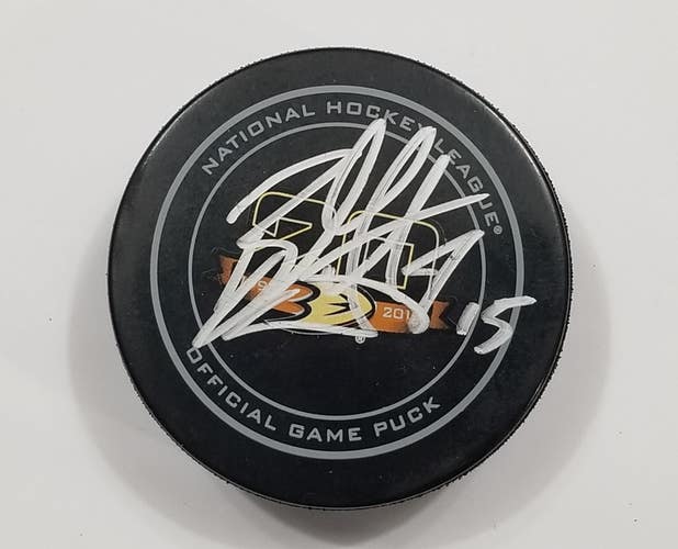 RYAN GETZLAF Autographed 30th Anniversary Anaheim Ducks NHL Hockey GAME PUCK