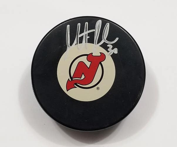 MARTIN BRODEUR Autographed New Jersey Devils NHL Signed Hockey Puck JSA