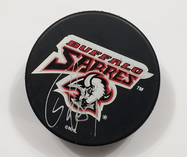 MIROSLAV SATAN Autographed Buffalo Sabres Signed NHL Hockey Puck
