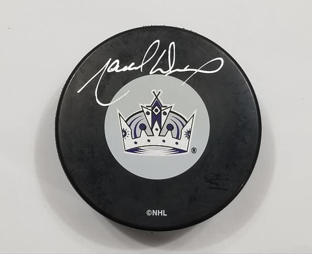 MARCEL DIONNE Autographed Los Angeles Kings Signed NHL Hockey Puck