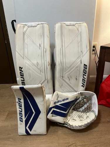 Used Bauer Mach Senior Goalie Full Set