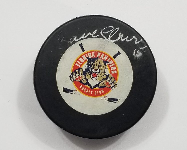 DAVE GAGNER Autographed Florida Panthers Signed NHL Hockey Puck