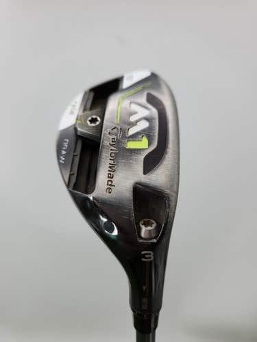 2017 TAYLORMADE M1 3 HYBRID 19* XSTIFF MATRIX OZIK MFS WHITE TIE HX4 +HC FAIR