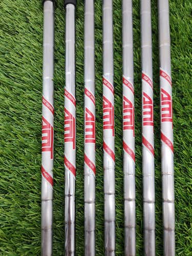 TRUE TEMPER AMT RED R300 IRON SHAFT SET REGULAR 106G .355 TIP VERYGOOD