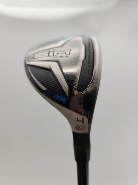 2020 TAYLORMADE SIM MAX 4 HYBRID 22* STIFF FUJI VENTUS BLUE 7 GOOD