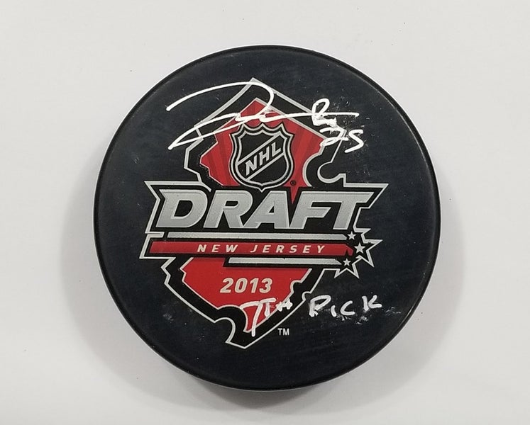 DARNELL NURSE Autographed 2013 NHL DRAFT Signed Hockey Puck Frameworth Oilers