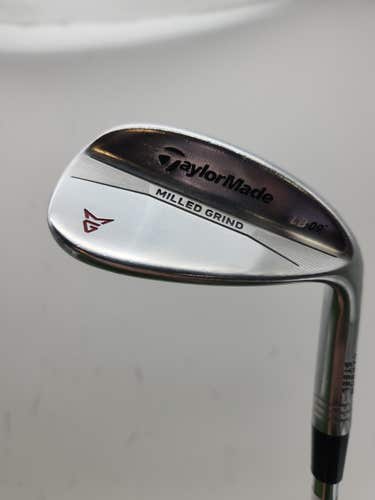 2017 TAYLORMADE MILLED GRIND SATIN CHROME WEDGE 56*/09LB STIFF STEEL 35" GOOD
