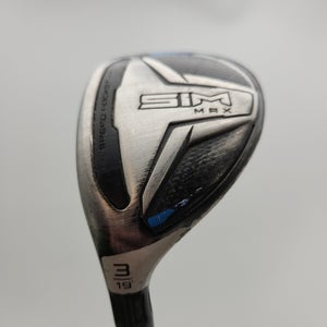 LEFTY 2020 TAYLORMADE SIM MAX 3 HYBRID 19* REG FUJI VENTUS BLUE 6 +HC FAIR