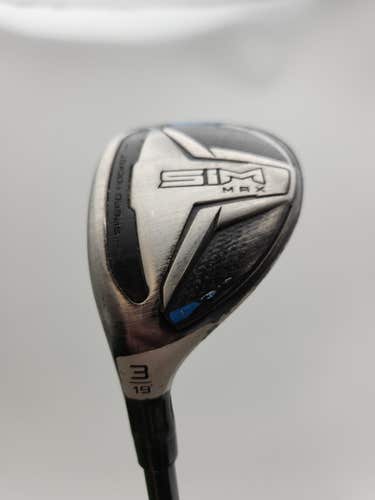 LEFTY 2020 TAYLORMADE SIM MAX 3 HYBRID 19* REG FUJI VENTUS BLUE 6 +HC FAIR