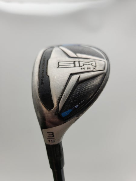 LEFTY 2020 TAYLORMADE SIM MAX 3 HYBRID 19* REG FUJI VENTUS BLUE 6 +HC FAIR