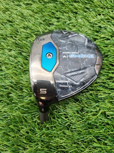 LEFTY 2024 CALLAWAY PARADYM AI SMOKE MAX D 5 WOOD 18* CLUBHEAD ONLY GOOD