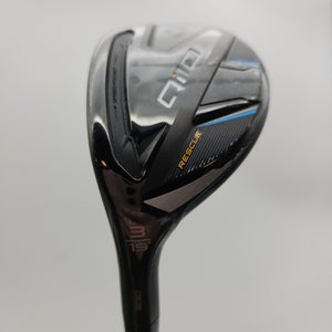 LEFTY 2024 TAYLORMADE QI10 RESCUE 3 HYBRID 19* STIFF FUJI VENTUS BLUE 7S GOOD