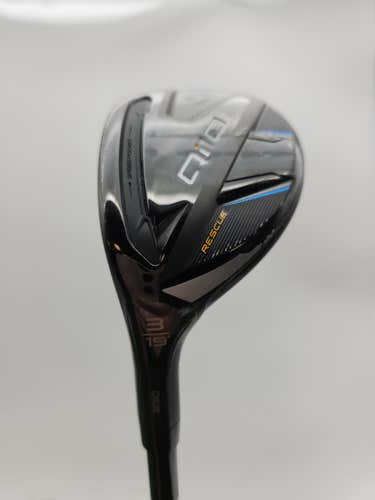 LEFTY 2024 TAYLORMADE QI10 RESCUE 3 HYBRID 19* STIFF FUJI VENTUS BLUE 7S GOOD