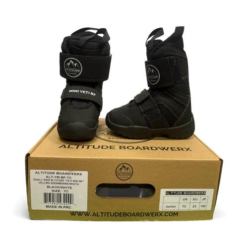 TODDLER KIDS ALTITUDE "MINI YETI BF" SNOWBOARD BOOTS SIZE: 7C-8C