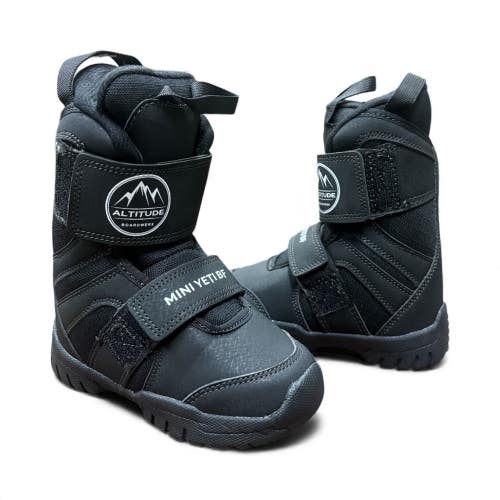 TODDLER KIDS ALTITUDE "MINI YETI BF" SNOWBOARD BOOTS SIZE: 8C-9C