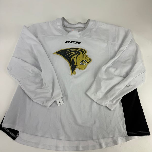 Used White CCM Lindenwood Practice Jersey | Senior XL | E534