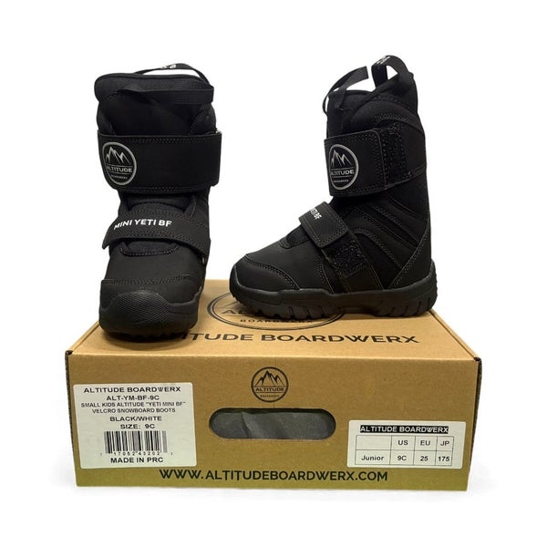 TODDLER KIDS ALTITUDE "MINI YETI BF" SNOWBOARD BOOTS SIZE: 11C-12C