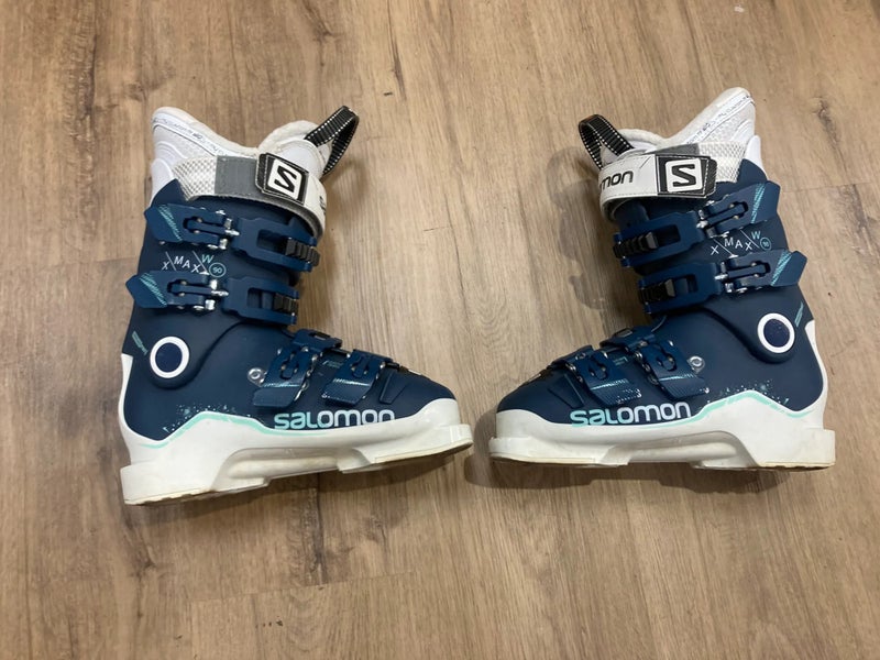 Used Women's Salomon X Max 90W Ski Boots | Mondo Size 23.5 | Sole Length 275 mm