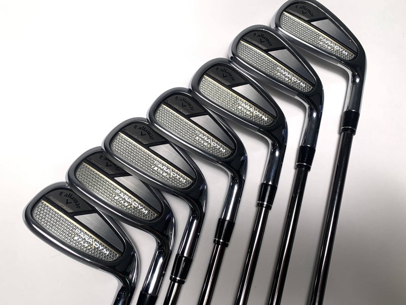 Callaway Paradym Star Iron Set 5-PW+AW Helium 60I F2 Senior RH Midsize Grips