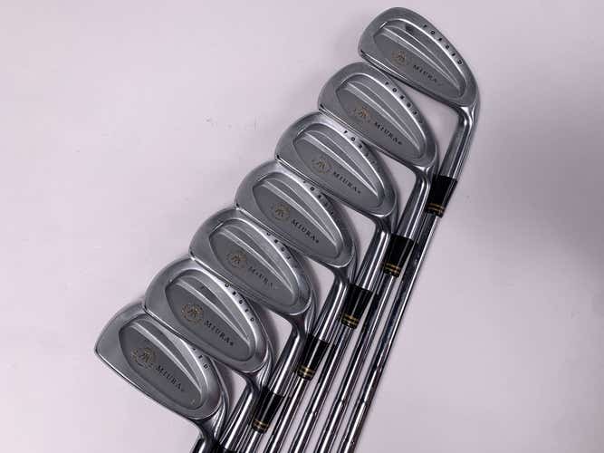 Miura PP-9003 Iron Set 5-PW+GW KBS Tour Stiff Steel Mens RH +1''