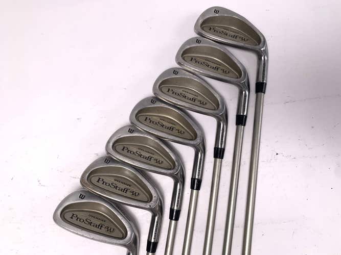 Wilson Pro Staff OS W Iron Set 4-PW Pro Staff Ladies Graphite Womens RH