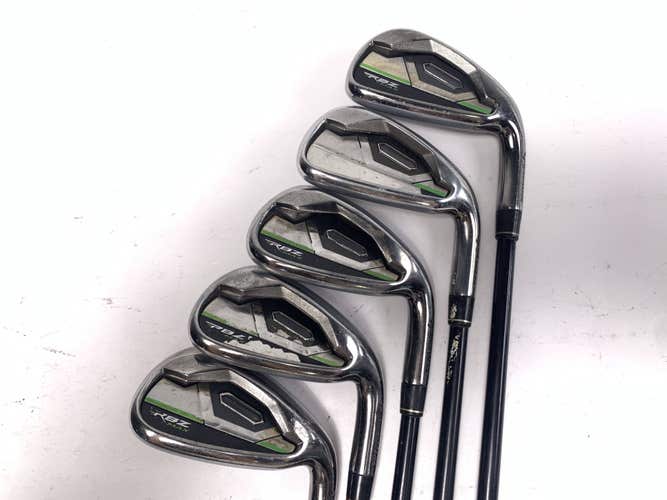 TaylorMade RocketBallz Max Iron Set 6-PW Matrix Ozik Program 55g Regular RH