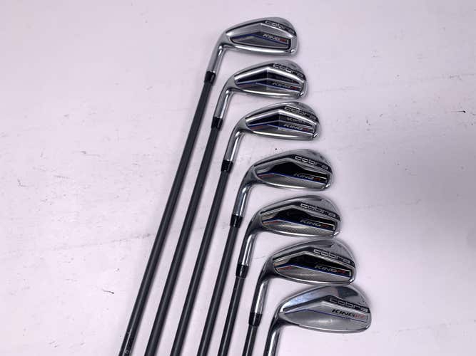 Cobra KING F7 One Length Iron Set 5-PW+GW Fujikura Pro 63i Senior LH