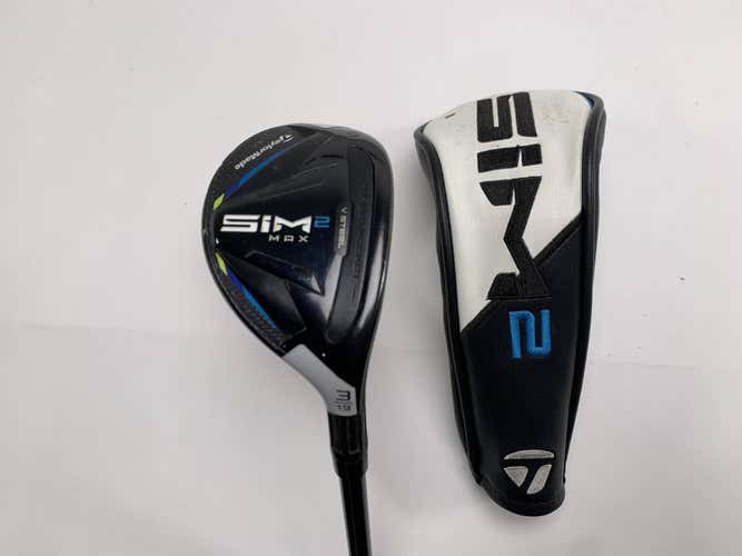 TaylorMade SIM2 MAX Rescue 3 Hybrid 19* Fujikura Ventus Blue 7S Stiff RH HC
