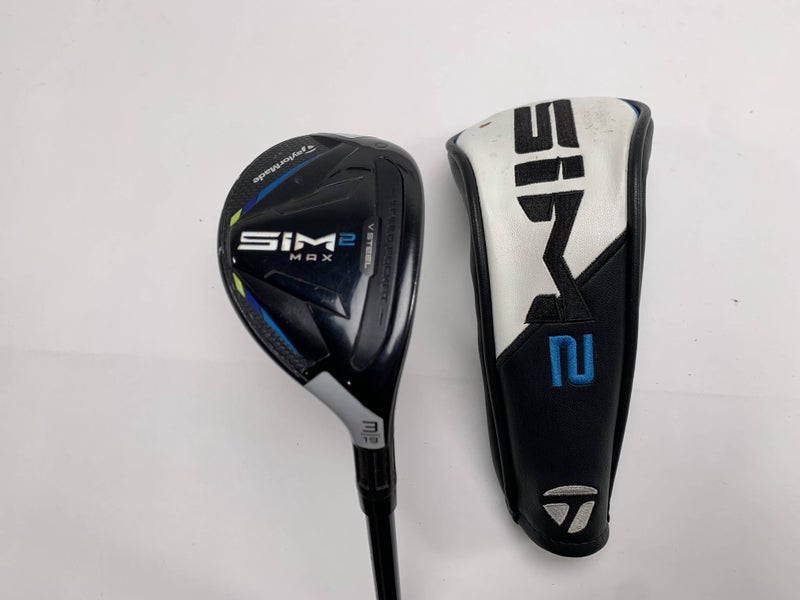 TaylorMade SIM2 MAX Rescue 3 Hybrid 19* Fujikura Ventus Blue 7S Stiff RH HC