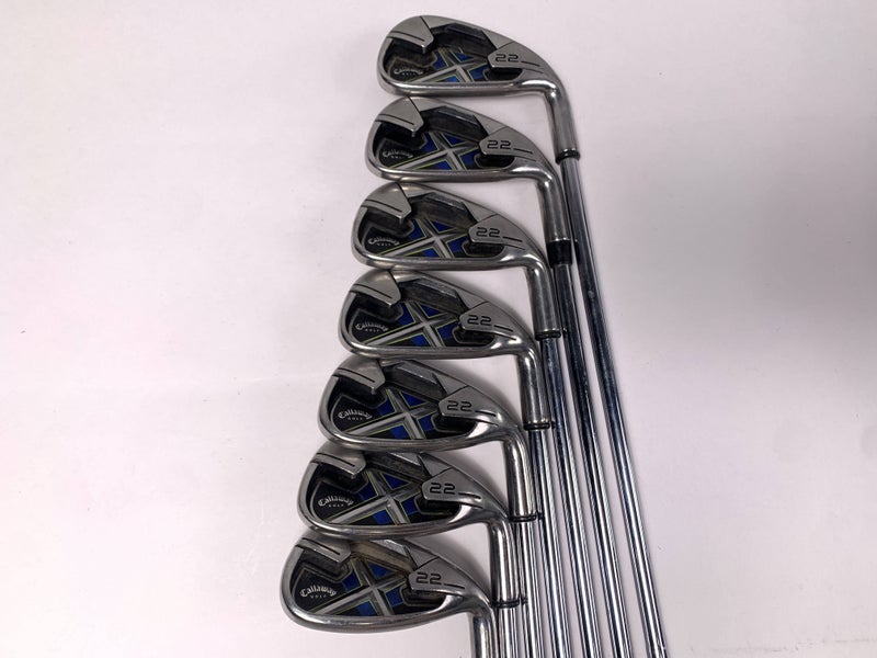 Callaway X-22 Iron Set 4-PW Uniflex Steel Mens RH