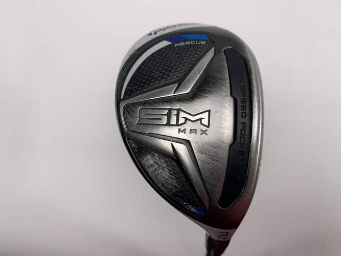 TaylorMade SIM MAX 3 Hybrid 19* Fujikura Ventus Blue 6R Regular Graphite Mens RH