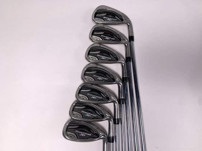 Callaway Steelhead XR Iron Set 4-PW True Temper XP 105 ST15 X100 Extra Stiff RH